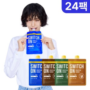 스위치온 단백질 쉐이크 곡물맛 외 3종 스파우트 40g 파우치형 24팩