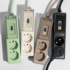 국내제조 에어컨 히터 컬러 고용량 납작 플러그 멀티탭 멀티콘센트 배선 과부하 차단 2구 1.5m