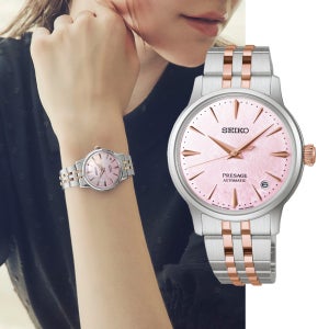 (선물 7종)백화점AS가능 세이코 프레사지 SRPM06J1 한정판 오토매틱 여자메탈시계
