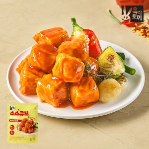 [라운지전용] 육식토끼 소스큐브 닭가슴살 80g 불닭소스맛 9팩
