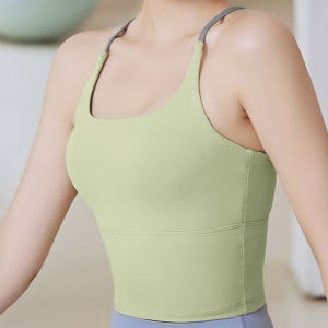 심리스 여성 스포츠브라 탑 요가 여성 트레이닝 탑 필라테스 헬스