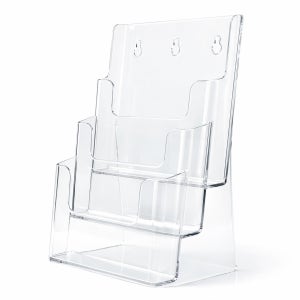 A4 아크릴 카탈로그 진열대 팜플렛 전단지 꽂이 거치대 1단 2단 3단