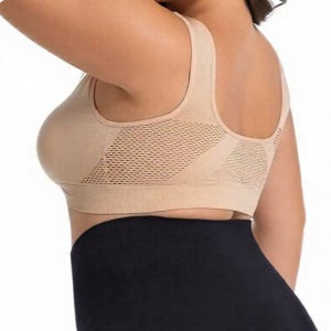 흡한속건 빅사이즈 스포츠브라 트레이닝 빅사이즈 운동 탑 노와이어 헬스복 기능성