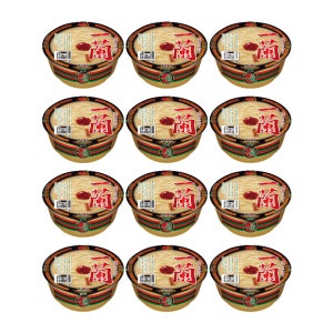 일본 컵라면 이치란 돈코츠 라멘 138g, 12개