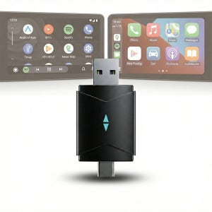 차량용 무선 안드로이드 오토 카플레이 지원 초소형 네비게이션 동글 나비 NV65-AAC1