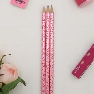 비아르쿠 하트연필 Viarco Vintage Pencils Love (3자루 세트)