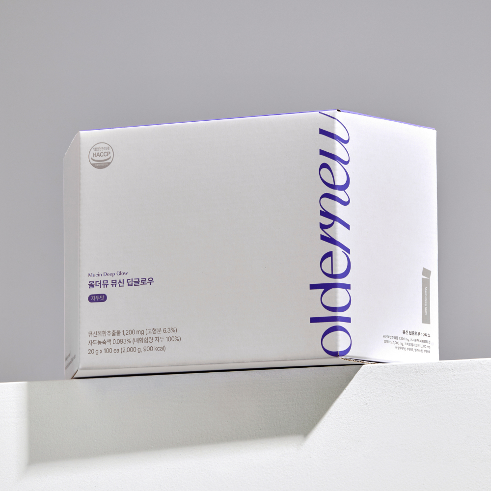 올더뮤 뮤신 딥글로우 자두맛 (10box, 100포)