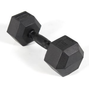 바디엑스 육각 아령 고무 블랙 덤벨 8kg