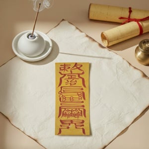 수리보살 수제 행운 부적 40년 공력 재물운 나비부적 삼재 액막이 입춘대길 기원