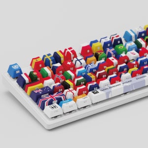기계식 키보드 키캡 PBT 염료승화 세계여행 국기 포인트 커스텀 예쁜 키보드 꾸미기