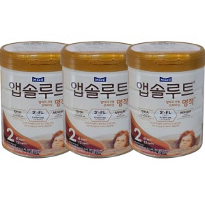 앱솔루트 명작 2FL 분유 2단계(6~12개월) 800g 3캔