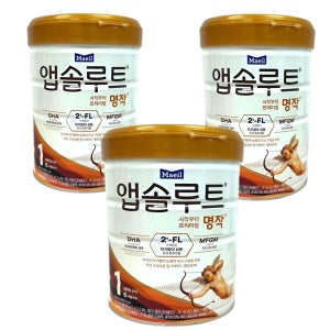 앱솔루트 명작 2FL 분유 1단계(0~6개월) 800g 3캔