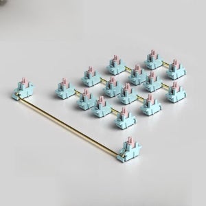 저소음적축 저소음솜사탕축 저소음 키보드 축 키보드스위치 A 강철 와이어(7+1) 54.00