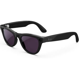 Meta Ray-ban 스카일러 샤이니 캐러멜 스마트 AI 안경 (남성 여성용)