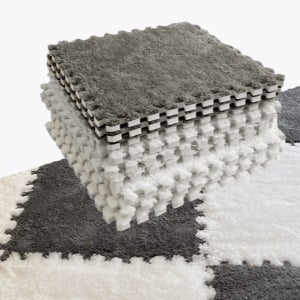 미끄럼 반려동물 극세사 매트 방지 강아지 극세사 매트 퍼즐 타일