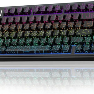 AULA F75 Pro 무선키보드 기계식 게이밍 F75 프로라인 블랙