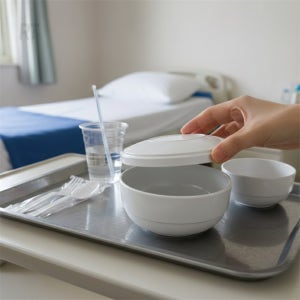 로켓터틀 PC 병원용 국그릇 뚜껑 병원국그릇세트