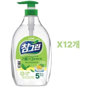 녹차뽀드득 주방세제 965ml, 12개