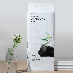 차콜 (1박스) 시그니처 50매 (소형) 아몬스 6개 배변패드 논슬립패드 x