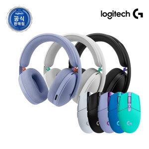 로지텍코리아 공식 G325 무선 게이밍 헤드셋 + G304 무선 마우스 패키지