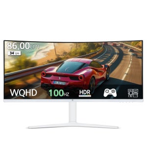 픽셀아트 PIXELART PAQ3410W 화이트 WQHD 멀티스탠드 100HZ 울트라와이드