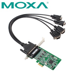 MOXA RS232 4포트 PCI Express 시리얼카드 CP-104EL-A-DB9M