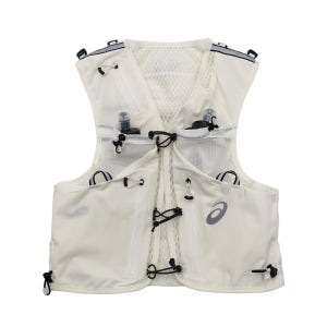 아식스 후지트레일 베스트 3013B198101 남성 여성 스포츠 러닝 조끼 크림 마라톤 달리기