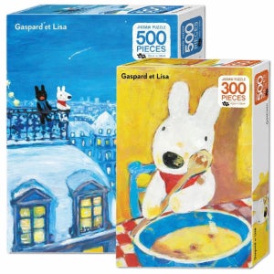 가스파드와 리사 직소퍼즐 2종 여행 식사시간