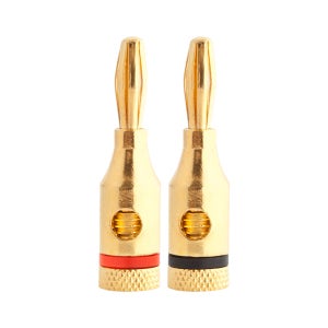 바나나플러그 바나나 잭 단자 스피커 1조(레드1,블랙1)