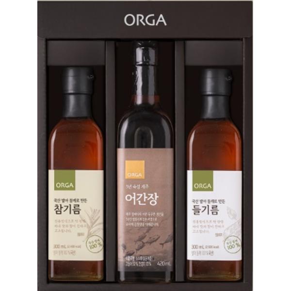 <b>풀무원</b> 참기름 들기름 어간장 선물세트 (1박스)