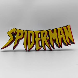 스파이더맨&베놈 3D프린팅 로고