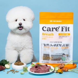 닥터맘마 케어핏 브레스 기관지 노견 노령견 오븐베이크 강아지 사료 호흡기관리, 1kg, 1개