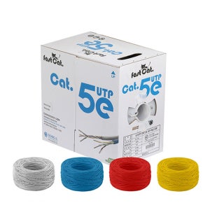 국산 동일전선 회색 CAT5e UTP케이블 300M 박스 그레이 랜케이블 인터넷선 랜선