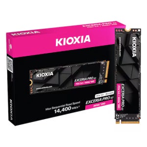 키오시아 Exceria Pro G2 2TB M.2 NVMe SSD Gen5 TLC DRAM
