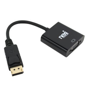 DP to RGB 젠더 디스플레이포트 컴퓨터 VGA 변환 듀얼 모니터 연결 잭 컨버터