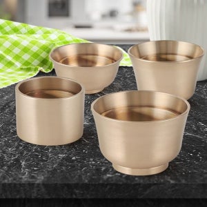 LB 술잔 특이한 소주잔 사케 막걸리잔 미니 각인 방짜 유기