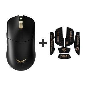 VGN F2 Master+ 8K나노 무선 잠자리 게이밍 마우스+그립테이프 블랙