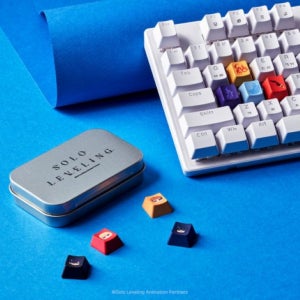 나 혼자만 레벨업 키캡 재료 커스텀 제작 교체 세트 나혼렙 키보드 굿즈 귀여운 OEM 키캡