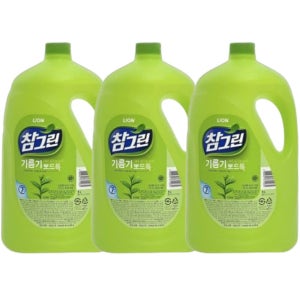 기름기제거 참그린 주방세제 기름기뽀드득 3L, 3개