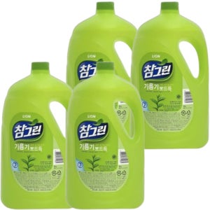 기름기제거 참그린 주방세제 기름기뽀드득 3L, 4개
