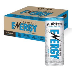 에너지음료 에너지드링크 아르포텐 쿨링업 355ml, 24개