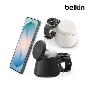벨킨 Qi2 25W 3in1 울트라차지 프로 모듈형 고속 무선 충전기 WIZ052kr 갤럭시S26 아이폰17 호환 (3월 중 출고)