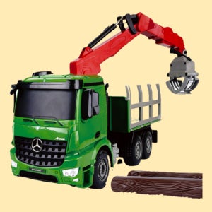 무선조종 벤츠 임업트럭 유아 어린이 대형 중장비 RC카 장난감
