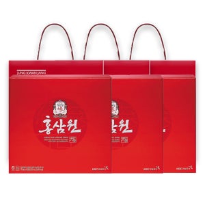 정관장 홍삼원 70ml x 60포 3박스-쇼핑백 골드 홍삼 진액 명절 구정 추석 선물세트