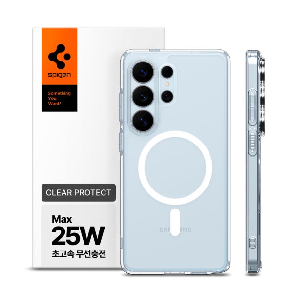 25W 충전 슈피겐 갤럭시 맥세이프 케이스 울트라하이브리드맥핏