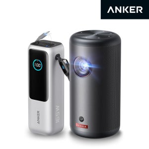 [Set] 앤커 C타입 25000mah 165W 대용량 보조배터리 A1695 +네뷸라 캡슐 3 Full HD 미니 빔프로젝터 D2425