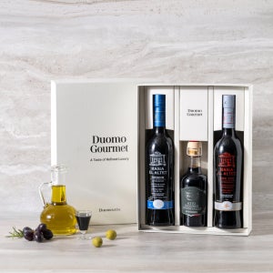 3구 선물세트 마시아 프리미엄 & 하이엔드 올리브 오일 & 파밀리아 크리넬리 발사믹