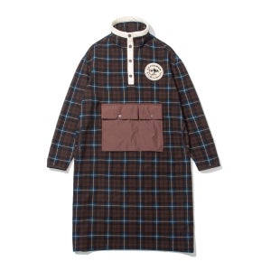 제로그램 그래미 체크플리스 원피스 ZW1LSW2306