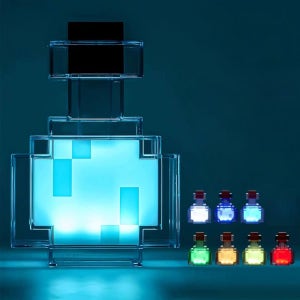 마인크래프트 포션 LED 무드등 선물용 게임 캐릭터 인테리어조명 수면등