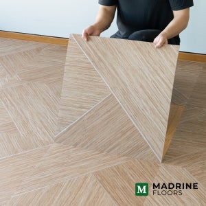 마드린 LVT 비접착식 데코타일 600각 3T 1평 바닥재 7가지 컬러 600x600x3mm, 내추럴 우드(FSM5803), 9장